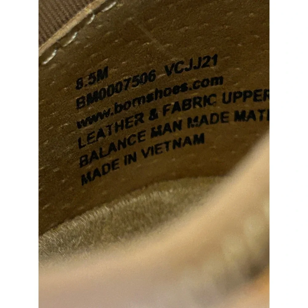 Born Todd Men's Shoes Lace-Up Full Grain Brown Nubuck Leather Size 8.5 M